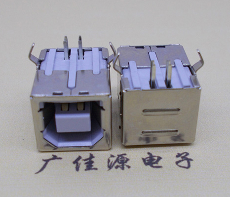河池 USB 打印机接口 BF/90度数据B型高速接插头