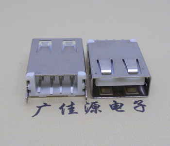 河池USB AF立式 直插 加长款17.5MM 大电流3A插座