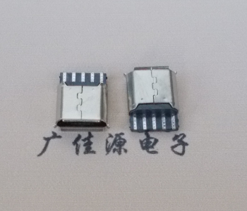 河池Micro USB5p母座焊线 前五后五焊接有后背