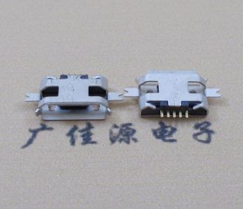 河池MICRO USB 5P接口 沉板1.2贴片 卷边母座