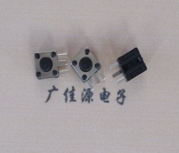 河池4.5X4.5x3.8侧边三脚插进口弹片不锈钢按键开关