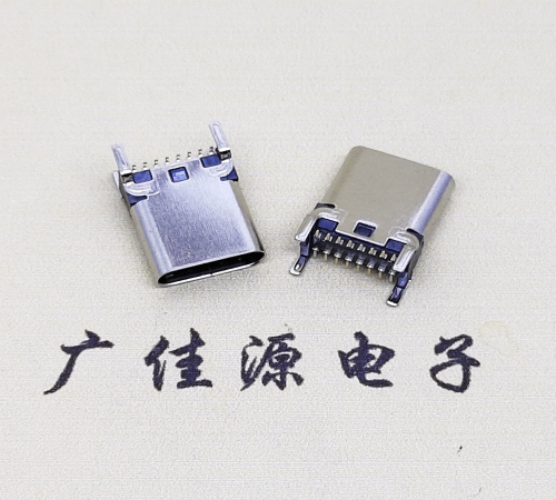 河池USB 3.1TYPE-C16Pin立贴母头座子引脚接线正负级详解
